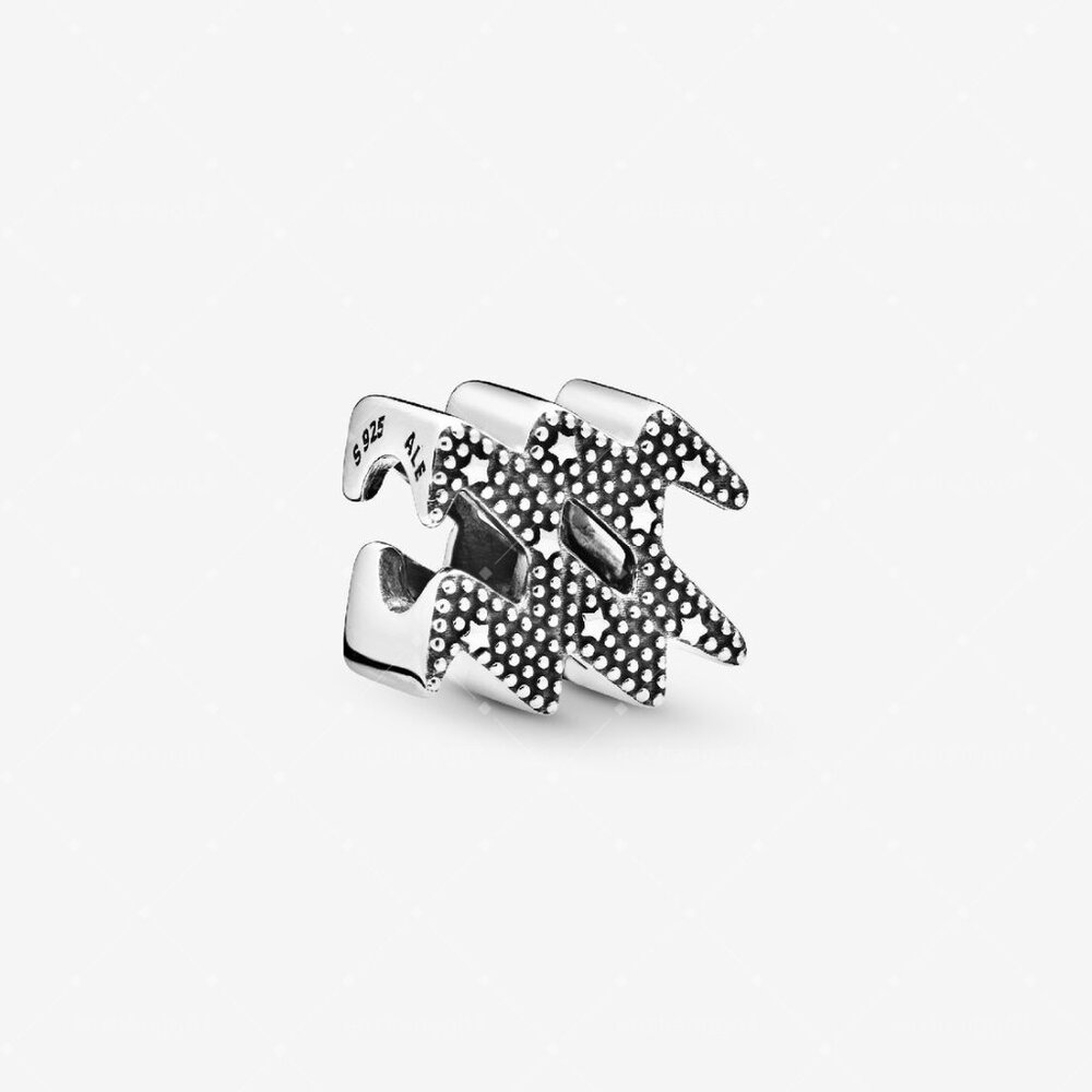Pandora Sparkling Aquarius Zodiac Charm